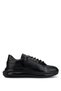 Men's Genuine Leather Black Sneakers & Sports Shoes
