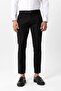 Black Slim Fit Cotton Side Pocket Chino Trousers