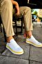 Rs979 - Santoni Gbt Sports Men's Shoes White/Yellow - 3