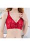 Front Closure Push Up Lace Bra, Wire-Free, Wide Strap (MGB04) - 3