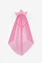 Pink Tulle Detailed Queen Figure Girl's Crown