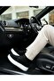Lace-Up Fur-Lined Men's Sneaker Boots Black Suede (White Sole) - 7