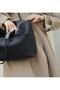 25Yg344 Women's Large Size Floter Leather Shopping Bag - 2