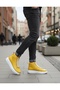 Lace-Up Men's Sneaker Boots Yellow (White Sole) - 2