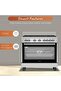 90CM Gas Cooker, 5 Burners, Fan-Assisted Oven, Self-Cleaning, Inox - 4