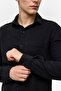 Black Regular Fit Long Sleeve Plain Shirt - 4