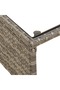 Garden Sofa with Table and Cushions L-Shaped Grey Poly Rattan - 8