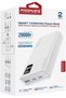 Power Bank, Universal 20000mAh Ultra-Slim Portable Charger with 20W,Bolt-20PD White - 5