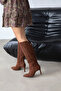 Vati Women's Accessory Detail Wrinkled Leather Boots - 3
