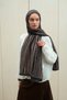 Ecru Dreams Muslin Shawl - Black Beige