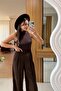 Prowe Bitter Coffee Palazzo Pants - 4