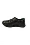 058 Black Leather Casual Women's Shoes - 3