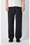 Time Capsule Woven Straight Hem Pants Black Men's Trousers -220949-Kk001 - 2
