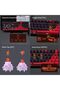 AULA WIN60 HE 60% Wired Magnetic Keyboard (Red Topographic) - 3