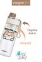 600 ml Comfortable Drinking (No Straw) Flip Open Lid Children's Water Bottle with Carrying Handle -Vgn2020New600Ml - 3