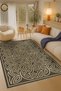 Mosso Floral Pattern Woven Base Modern Decorative Carpet Mosso1354 - 2