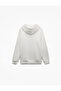 Beige Women's Hooded Sweatshirt - 4