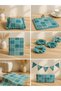 100% Cotton Satin Patchwork Fabric Set – 35 Pieces 20×20 Cm, Colored Pieces - 7