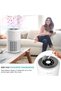 2 Pack Air Purifier for Home Bedroom with H13 True HEPA Filter for Smoke, Smokers, Dust, Odors, Pollen, Pet Dander | Quiet 99.9% Removal to 0.1 Microns | White Available for California - 2