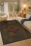 Mosso Floral Pattern Woven Base Modern Decorative Carpet Mosso1363 - 2