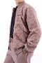 Bitter Brown Boys' College Collar Zippered Pocket Embroidery Printed Geometric Pattern Fleece Cardigan - 3