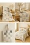 100% Cotton Satin Patchwork Fabric Set – 35 Pieces 20×20 Cm, Colored Pieces - 8