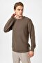 Mink Regular Fit Cotton Crew Neck Knitwear Sweater - 2