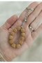 Tasbih Keychain 11 Pieces 10 mm Natural Rudraksha Rudraşka Mini Tasbih - 2