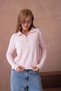 Women's Polo Neck Zipper Detail Knitwear Sweater - 4