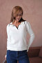 Women's Polo Collar Cable Knit Sweater