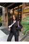 Suit Single Button Blazer Jacket Trousers Vest Three-Piece Set - 3
