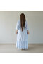 Ladies Casual Dress – Cotton Polyester Printed Maxi Wear - 4