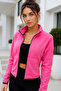 Women's Full Zip Double Pocket Winter Fleece Cardigan - 3