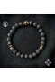 Larvikite and Lava Stone Natural Stone Bracelet - 3