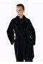 Belted Wool Coat Black - 4