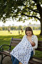 Muslin Breastfeeding Apron - 100% Cotton Adjustable Multi-Purpose 70X100 Apron Baby Boy Breastfeeding Cover - 6
