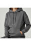 3 Thread Cotton Fabric Winter Unisex O Oversized Women's Long Sleeve Bottom-Top Tracksuit Set - 4