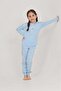 Girl's Butterfly Printed Pajama Set - 3