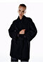 Belted Wool Coat Black - 2