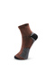 Ankle Socks 3 Pack – Half-Terry Men's Ankle Socks, Green Light Grey Brown - 3