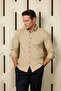 Velvet Look Cotton Slim Fit Men's Shirt - 2