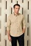 Velvet Look Cotton Slim Fit Men's Shirt - 3
