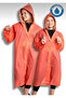 Unisex Women-Men Waterproof Windproof Raincoat with Snap Fasteners Hooded