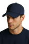 Men's Navy Blue Adjustable Classic and Sporty Look Velvet Black Hat - 2