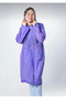 Unisex Women-Men Waterproof Windproof Raincoat with Snap Fasteners Hooded - 6