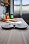 16 cm 3 Piece Enamel Plate, Coffee Plate for 3 People, Service Plate, Snack Plate, Gift - 4