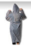 Unisex Women-Men Waterproof Windproof Raincoat with Snap Fasteners Hooded - 3