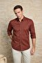 Velvet Look Cotton Slim Fit Men's Shirt - 3