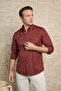 Velvet Look Cotton Slim Fit Men's Shirt - 5