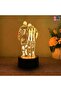 Cristiano Ronaldo & Messi 3D Night LED Light Lamp, Touch-Activated, 7-Color Acrylic - 4